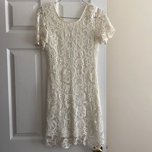 Beautiful off white/ivory/cream lace dress